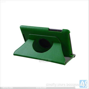 Green 360 Degree Rotating PU Leather Smart Cover Case for Google Nexus 7 II